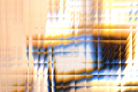 Foto de Una silla borrosa en una habitación débilmente iluminada, creando una atmósfera abstracta y misteriosa - concepto de metáfora digital - Imagen libre de derechos