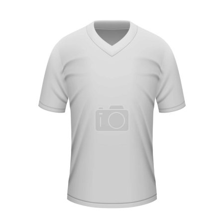 Ilustración de 3D realistic shirt blank template for american football jersey - Imagen libre de derechos