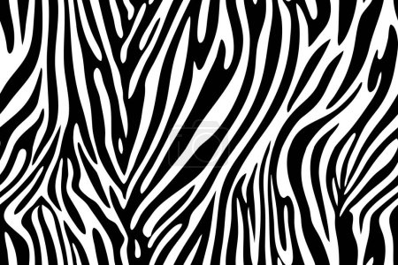 Tigerfell, nahtloses Tiermuster für textile Gestaltung
