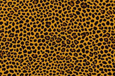 Leopardenfell, Nahtloses Tiermuster für textile Gestaltung
