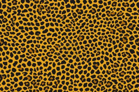 Leopard skin, Seamless animal pattern for textile design