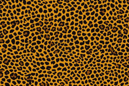 Leopard skin, Seamless animal pattern for textile design