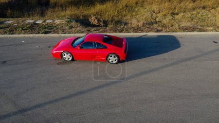 Photo for Ferrari 348 GTB modified from the 348 TB, the 348 GTB was a two-seater berlinetta with dynamic performance characteristics - Royalty Free Image