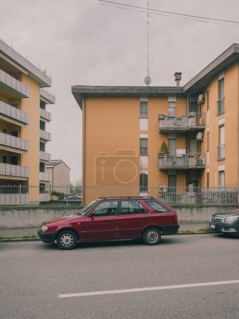 Photo for Cremona, Italy - May 2023 1996 Skoda Felicia I Combi (795) 1.3 LXI (68 Hp) parked in the street. - Royalty Free Image