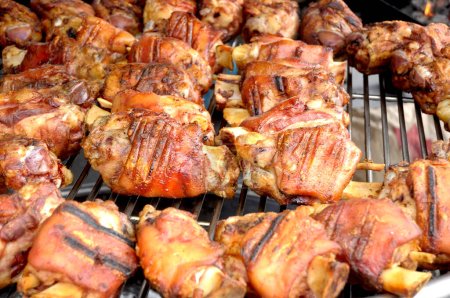 Photo for It's the day for a nice barbecue of roasted pork shanks - Royalty Free Image