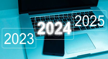 2023 2024 2025 pour la préparation et la mise au point de nouvelles affaires du concept de nouvelle année