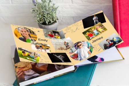 Photo for Graduation album, photobook, printed photobooks. - Royalty Free Image