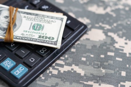 Photo for The military form of the dollar. - Royalty Free Image