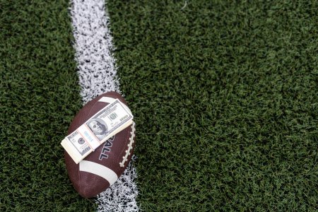 Photo for Football on the green field. High quality photo - Royalty Free Image