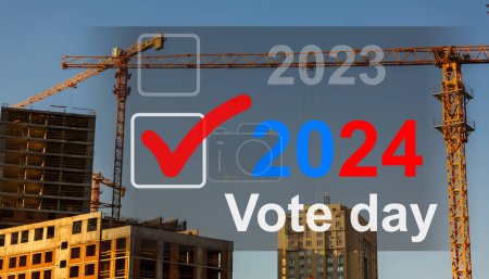 US-Wahltag 2021 Banner, Hintergrund, Flyer, Hintergrundbilder, Online- oder Offline-Veröffentlichung usw. mit US-Flaggenrahmenornament. . Hochwertiges Foto