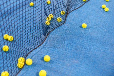 Photo for Tennis padel balls in court . High quality photo - Royalty Free Image