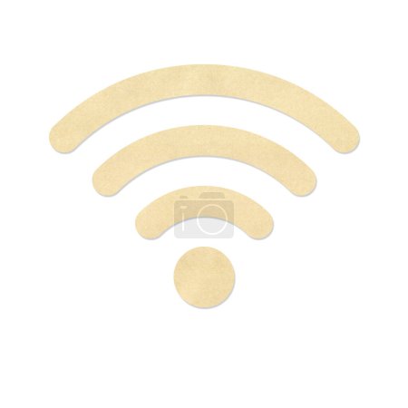 Photo for Wifi icon symbol on white background - Royalty Free Image