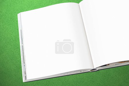 Photo for Book blank open on background - Royalty Free Image