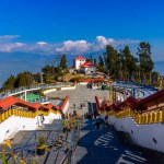 January 07,2024. Top View of the Sky Walk Pelling is located at Upper Pelling of West Sikkim, India.