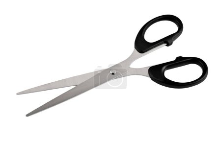New office scissors, isolated on white background