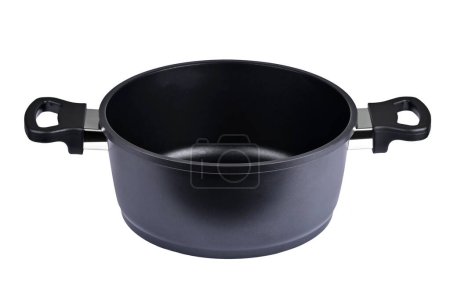 Cooking pot for stew, isolated on white background