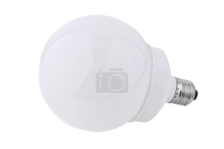 Ampoule LED basse énergie, isolée sur fond blanc