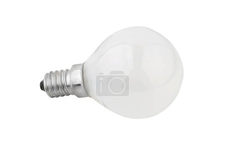 Low-energy LED bulb, isolated on white background