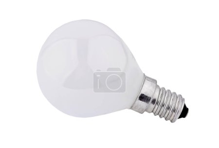 Low-energy LED bulb, isolated on white background