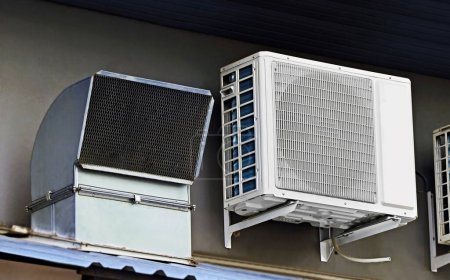 Climatisation commerciale et système de ventilation murale