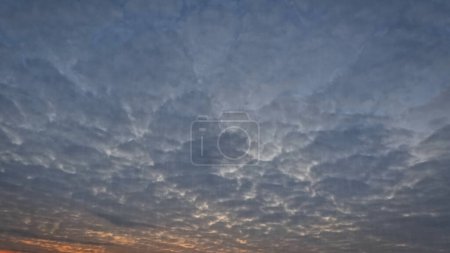 rainfall on sky with clouds - beautiful weather bg - photo of nature