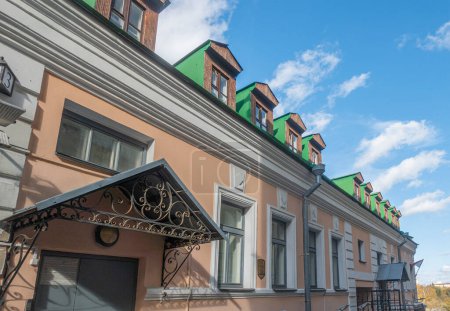 Photo for Old house in Muzykalny Lane in the Upper Town of Minsk - Royalty Free Image
