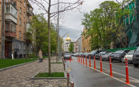 Photo for Zolotovorotskaya street in Kyiv in spring - Royalty Free Image
