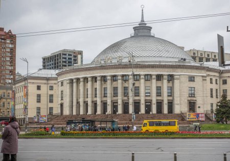 Photo for Kiev, Ukraine. April 12, 2024 Circus building in Kyiv in spring - Royalty Free Image