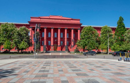 Photo for Kyiv University, red building - Royalty Free Image