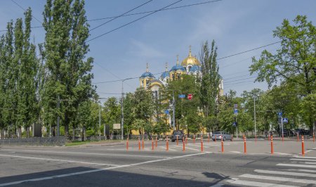 Photo for Vladimir Cathedral in Kyiv on a sunny day - Royalty Free Image