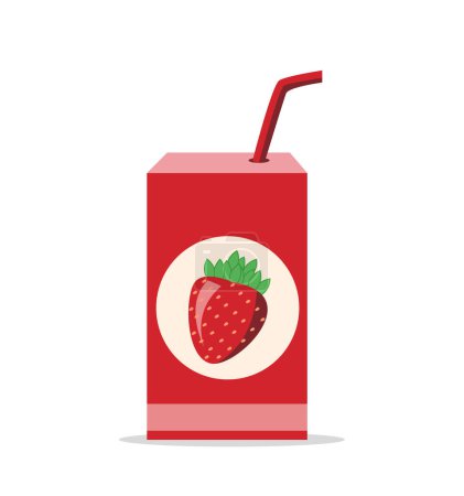 Ilustración de Jugo del vector, botella de fruta - Imagen libre de derechos