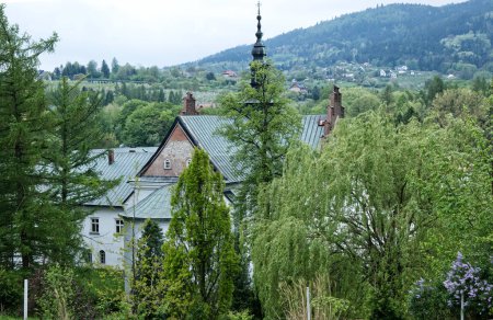 Medieval buildings of the Cistercian Abbey Monastery in Szczyrzyc,Among the picturesque hills of the Beskid Wyspowy on the Stradomka River there is one of the oldest abbeys in Poland in Strzyrzyc.