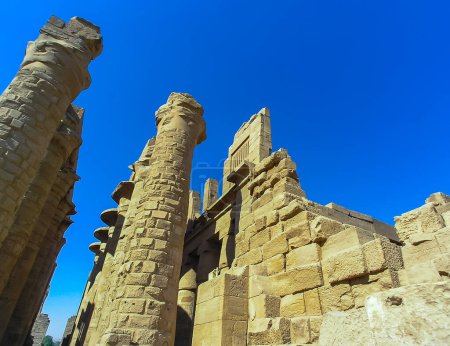 Photo for LUXOR, EGYPT - NOVEMBER 10, 2004: ruins of an ancient Egyptian temple in Luxor, Egypt - Royalty Free Image