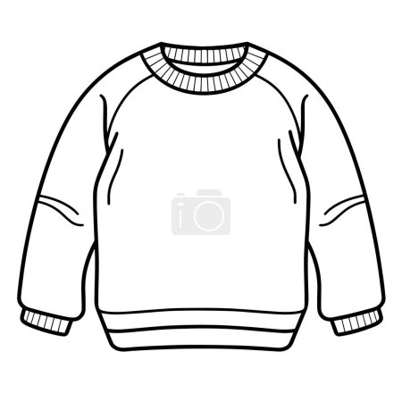 Photo for Minimalist sweater icon in sleek vector format. - Royalty Free Image