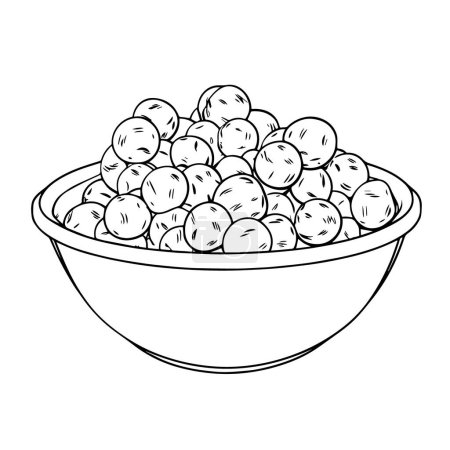 Photo for Sleek chocolate chips icon vector, perfect for dessert-themed projects. Irresistible charm. - Royalty Free Image