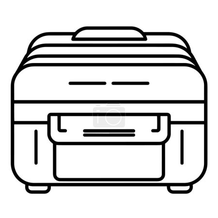 Simplified printer illustration for diverse digital and print applications.