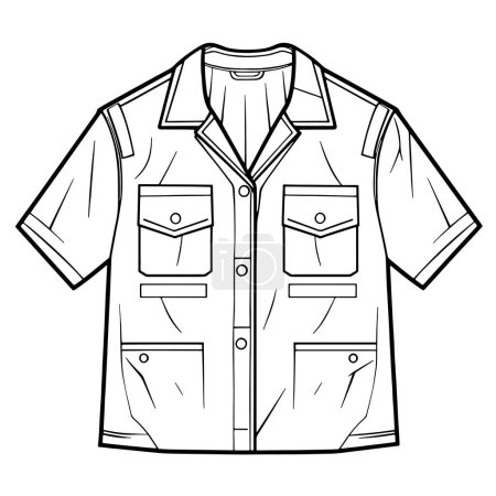 Saubere Darstellung von Arbeitskleidung, ideal für einheitliche Logos.