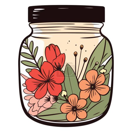 An outline vector depicting luxury cosmetic jar for hair products, symbolizing premium hair care and beauty treatments.