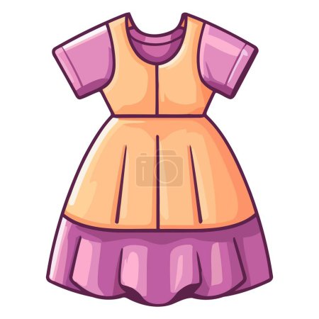 Illustration of a charming dressing icon, ideal for culinary or fashion related projects.