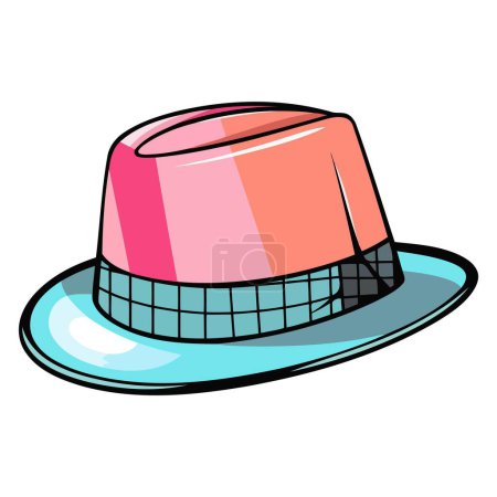 Stilvolles Hut-Symbol im Vektorformat für trendige Mode-Illustrationen.