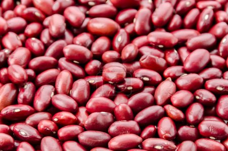 Red kidney beans texture background