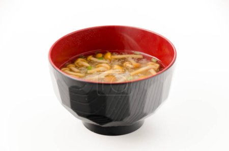 Nourriture japonaise, soupe miso Nameko