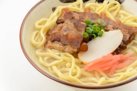 Okinawan cuisine, Okinawa soba, cartilage soki soba