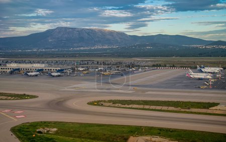 Photo for Athens, Greece - 21.10.2023: Athens International Airport - Royalty Free Image