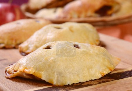 Photo for Freshly baked apple hand pies - Royalty Free Image