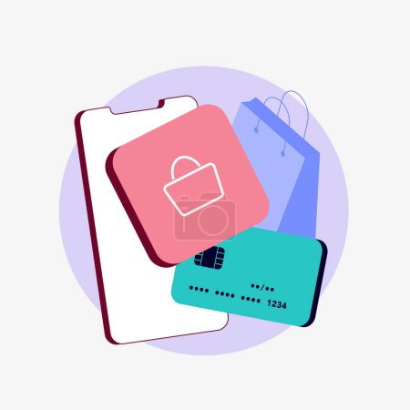 BNPL concept with payment flexibility, deferred plans, and installment options. Visualize buy now pay later graphics icon for seamless m-commerce shopping finance.