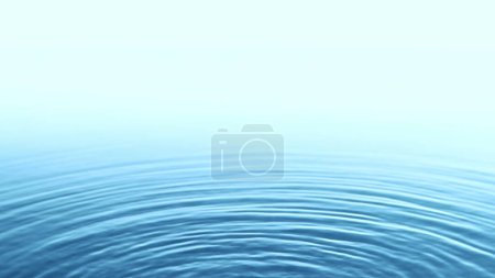 Photo for Blue water wave abstract background, free space for text. - Royalty Free Image