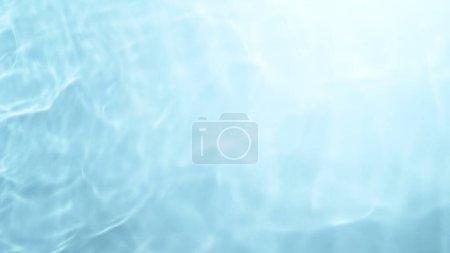 Photo for Texture of blue water surface in pool. Abstract backgound with texture. - Royalty Free Image