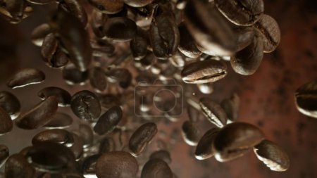 Téléchargez les photos : Résumé fond de café avec Arabica frais. - en image libre de droit
