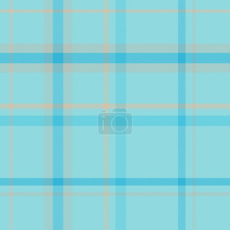 Photo for Aqua and beige twill plaid on seamless background that is seamless and repeats for your message - Royalty Free Image